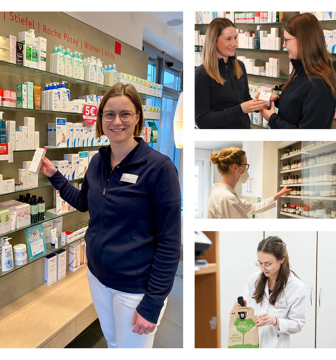 Collage mit 4 Bildern